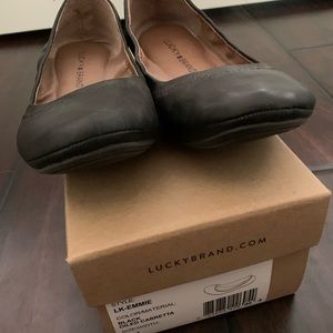 Lucky Brand black Emmie ballet flats